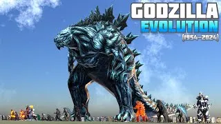 Thumbnail: Godzilla Evolution Comparison (1954 - 2024) | Evolution of Godzilla | godzilla animation