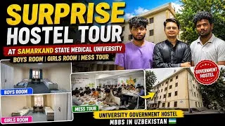 Thumbnail: Samarkand State Medical University Hostel Tour 2026|Boys & Girls Hostel + Mess Tour| MBBS Uzbekistan