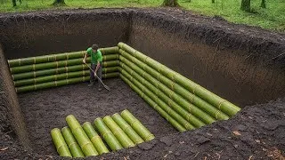Thumbnail: Part 1: Building an underground secret bunker for survival