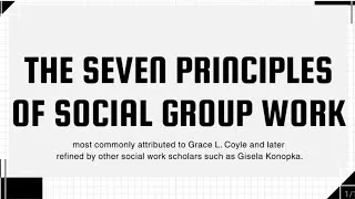 Thumbnail: 7 GROUPWORK PRINCIPLES 📖📚 #socialwork #principles #groupwork #maicarsw