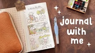 Thumbnail: Illustrated Journaling In My Traveler's Notebook | Chatty JWM