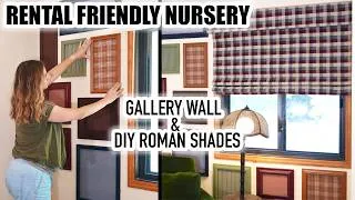 Thumbnail: Adding Color to my Rental Nursery| Gallery Wall & DIY Roman Shades