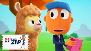 Thumbnail: Mr. ZIP's Llama Medicine Delivery! | Mail with Mr. ZIP | Fun Videos for Kids & Families