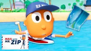 Thumbnail: Mr. ZIP's Postcard Surf Chase! | Mail with Mr. ZIP | Fun Videos for Kids & Families