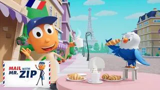 Thumbnail: New! Mr. ZIP's French Mail Adventure! | Mail with Mr. ZIP | Fun Videos for Kids & Families