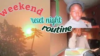 Thumbnail: weekend reset routine||first video, cleaning, studying getting ready for spring break.. FINALS WEEK