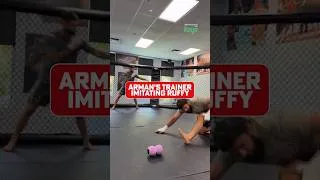 Thumbnail: Arman Tsarukyan's training partner was spotted copying Mauricio Ruffy's style. 🧐