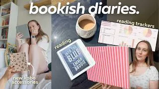 Thumbnail: bookish diaries 📖✨ book haul, new kobo cases, reading & updating reading trackers!