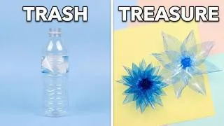 Thumbnail: Waste Bottles Turned Into Beautiful Flower Designs | Easy DIY Craft Idea for Creative Decor