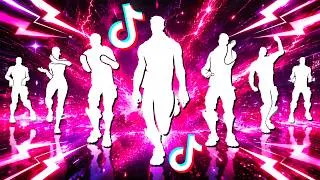 Thumbnail: 🤯 Top 30 Popular TikTok Dances & Emotes in Fortnite! (Blinding Lights, Out West, Go Mufasa)