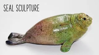 Thumbnail: Polymer Clay Seal Sculpture for the Cornish Seal Sanctuary | Maive Ferrando
