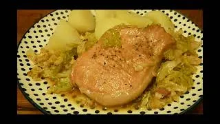 Thumbnail: Loin Steak Stewed in Savoy Cabbage Recipe - Dušená Veprová v Kapustě / How our grandmothers cooked