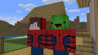Thumbnail: JJ and Mikey Became SPIDERMAN- Minecraft Animation / Maizen