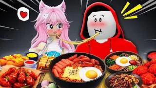 Thumbnail: Strong JJ Had A ASMR MUKBANG DATE In Roblox?! - Maizen Roblox