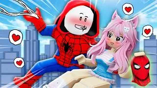 Thumbnail: JJ Became SPIDERMAN To SAVE His Crush?! - Maizen Roblox