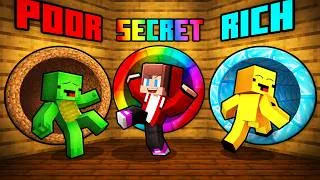 Thumbnail: JJ vs Mikey vs Banana Kid: CHOOSE A RIGHT TUNNEL BATTLE in Minecraft!