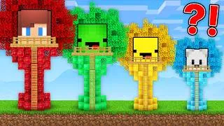 Thumbnail: JJ vs Mikey vs Friends: TREASURE TREE BATTLE in Minecraft...