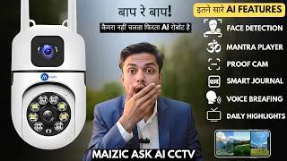 Thumbnail: Best AI CCTV Camera for Home 2026 | Maizic Ask WiFi Home Security Camera Review & Features