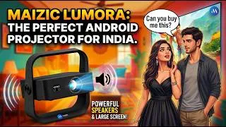 Thumbnail: The Best  Android Projector  In India With Powerful Speaker| Maizic Lumora Portable Porjector