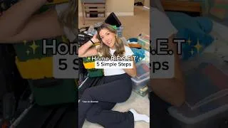 Thumbnail: 5 STEP R.E.S.E.T METHOD for Back-To-School Cleaning & Decluttering