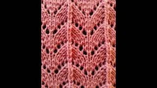 Thumbnail: Tutorial: Beautiful and summery lace stitch pattern No. 158 for beginners.