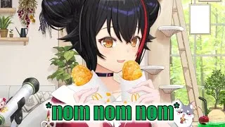 Thumbnail: [ 15 Jul 2024 ] Mio looks adorable holding McDonalds Hash Potatoes