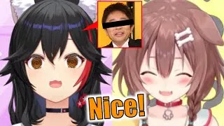 Thumbnail: [ 5 July 2024 ] Korone making Mio imitate Masatoshi Hamada's famous meme