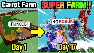 Thumbnail: From Noob to a SUPER FARM With No Robux In Grow A Garden2