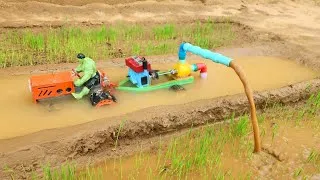 Thumbnail: DIY Mini Tractor Seed Sowing cultivator | Diesel Engine Water Pump | Wheat Farming | Science Project