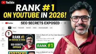 Thumbnail: How to Rank #1 on YouTube Search in 2026 (in Hindi)