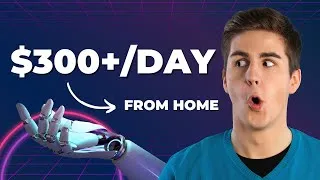 Thumbnail: 5 EASY AI Side Hustles Everyone Can Do - Earn $300+ per Day