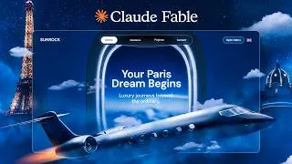 Thumbnail: I Challenged Claude Fable 5 to Build a $10,000 Animated Website… And This Happens…