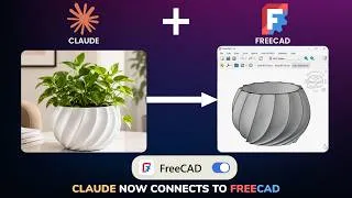 Thumbnail: Claude AI inside FreeCAD: A complete game changer