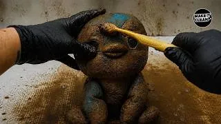 Thumbnail: Satisfying ASMR | Deep Cleaning a Very Dirty Penguin Plushie 🐧