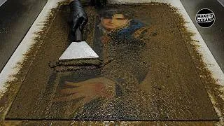 Thumbnail: Rug Cleaning ASMR | Satisfying Deep Cleaning of an Extremely Dirty Rug | No Talking