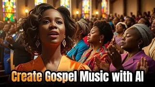 Thumbnail: Turn Bible Verses into Gospel Songs Using FREE AI Tools (No Skills Needed!)
