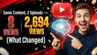 Thumbnail: Same Content, 2 Uploads — 8 Views vs 2,694 (What Changed)