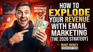 Thumbnail: How to Explode Your Revenue with Email Marketing (The 2026 Stragety) | Make Money Edu