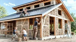 Thumbnail: Family of 6 Builds Their Own House Out of Straw Bales | Start to Finish by @buildingroots5873