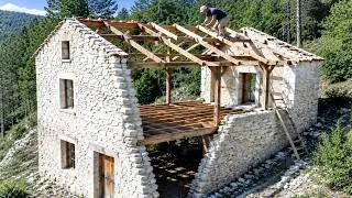 Thumbnail: Man Spends Years Rebuilding an Abandoned Stone House in the Forest Alone | by @luxonbushcraft​