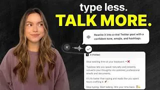 Thumbnail: I Stopped Typing and Started Talking to My Computer (Typeless Review)