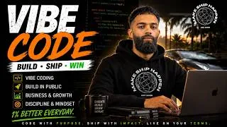 Thumbnail: Im Going All In... Vibe Coding Until I Become Financially Free!