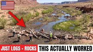 Thumbnail: This Desert River Couldn't Hold Water Anymore — Then They Started Throwing Trees Into It