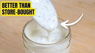 Thumbnail: Homemade Ranch Dressing | NO Store-Bought Mayo!