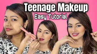 Thumbnail: Simple Teenage Everyday Makeup Look ✨ Easy Beginner-Friendly Natural Makeup