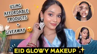 Thumbnail: 😍🌙EID GLOWY MAKEUP STEP BY STEP FOR BEGINNERS + GIVEAWAY ANNOUNCEMENT #makeupremix #eidmakeup 