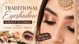 Thumbnail: Traditional Eyeshadow Makeup Tutorial ✨ | Classic Eye Makeup Look for Beginners|#makeuotutorial