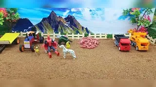 Thumbnail: Diy Mini Construction Process| Cement| Tractor trolly | village life 