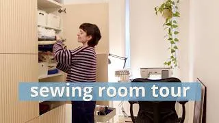 Thumbnail: Creating a functional shared sewing room & office | Sewing room tour