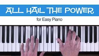 Thumbnail: All Hail the Power of Jesus Name - FREE Beginner/Easy Piano Sheet Music -  MakingMusicFun.net